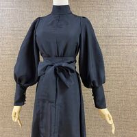 喪服の着物からのクラシックドレス