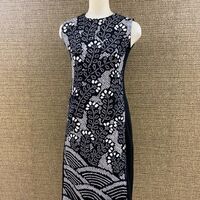 絞りの着物リメイクワンピース