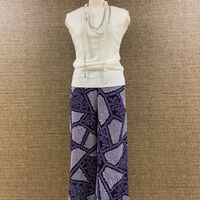 絞り着物パンツ