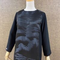 喪服のお着物と帯のワンピース