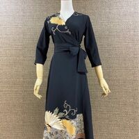 留袖カシュクールワンピース