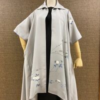 変形シャツワンピース