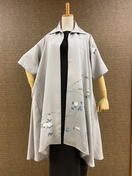 変形シャツワンピース