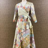 お着物からのカシュクールワンピース