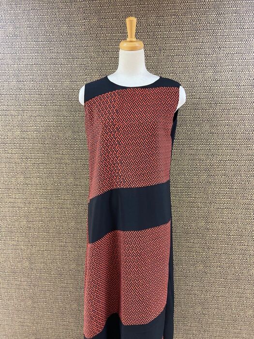 道行と喪服着物のミックスワンピース