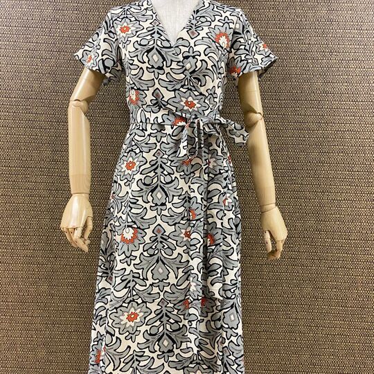 羽織りからのカシュクールワンピース