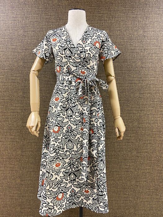 羽織りからのカシュクールワンピース