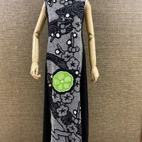 絞りの振袖ドレス