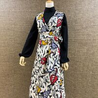 銘仙カシュクールワンピース