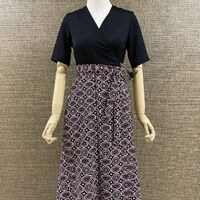 着物カシュクールワンピース