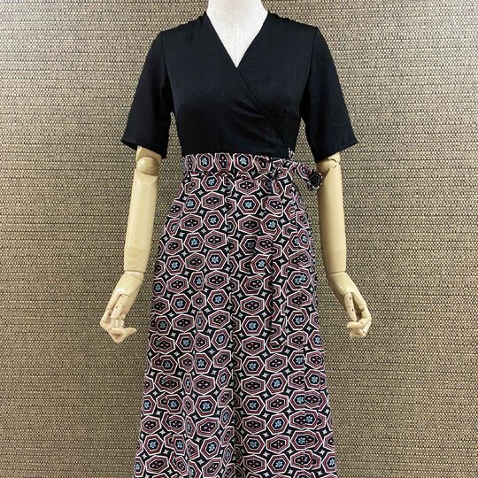 着物カシュクールワンピース