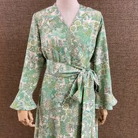 着物カシュクールワンピース