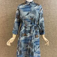 ウール長襦袢シャツワンピース