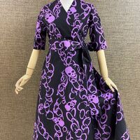 浴衣カシュクールワンピース