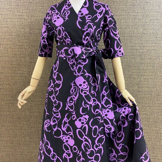 浴衣カシュクールワンピース