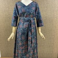 大島紬ワンピース