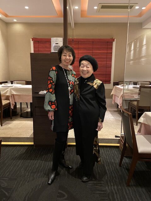 親子で忘年会！着物リメイクミニワンピース！東京着物リメイク azu
