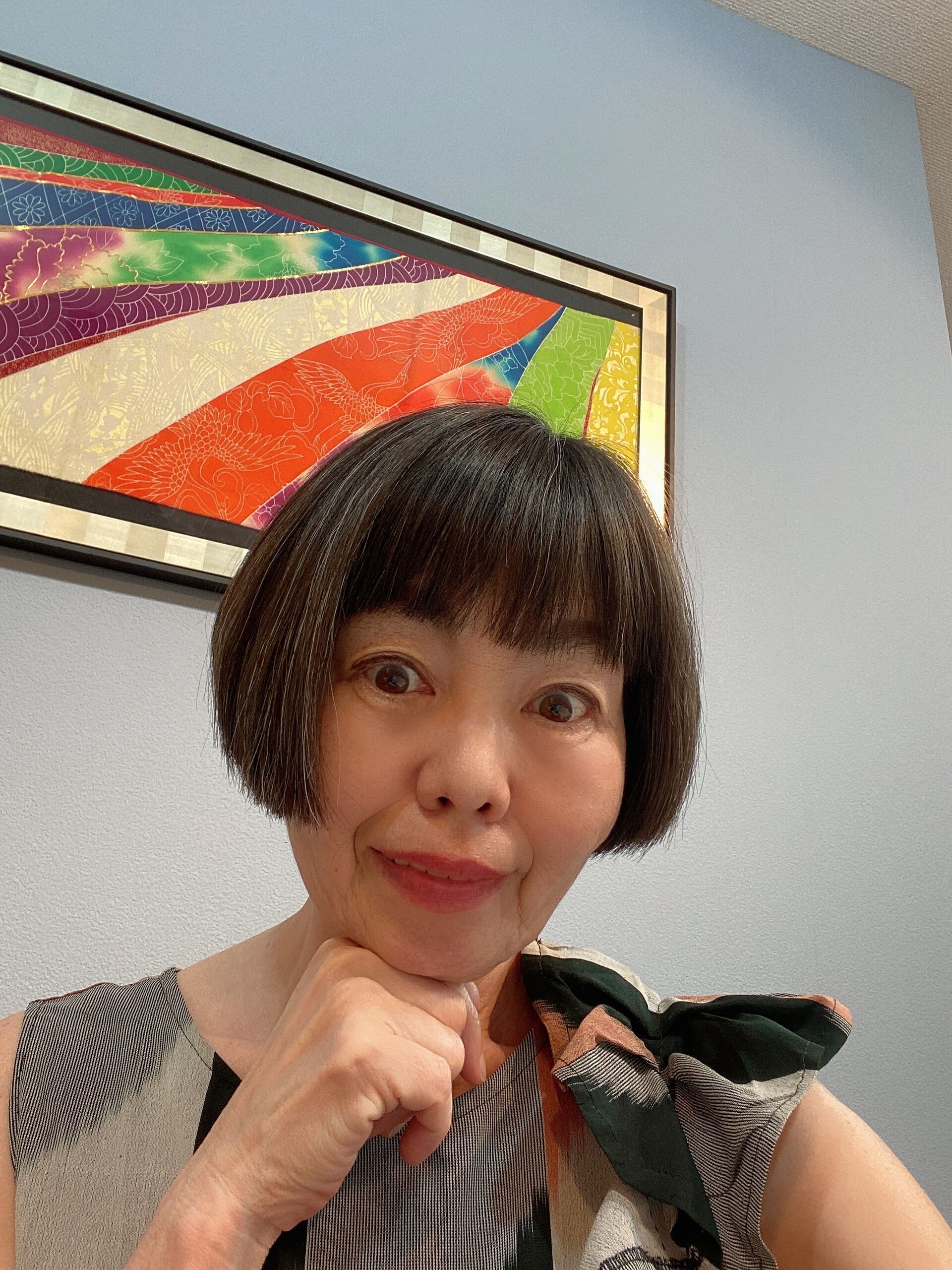髪を切ったら着る服が変わる❗️東京着物リメイクazu