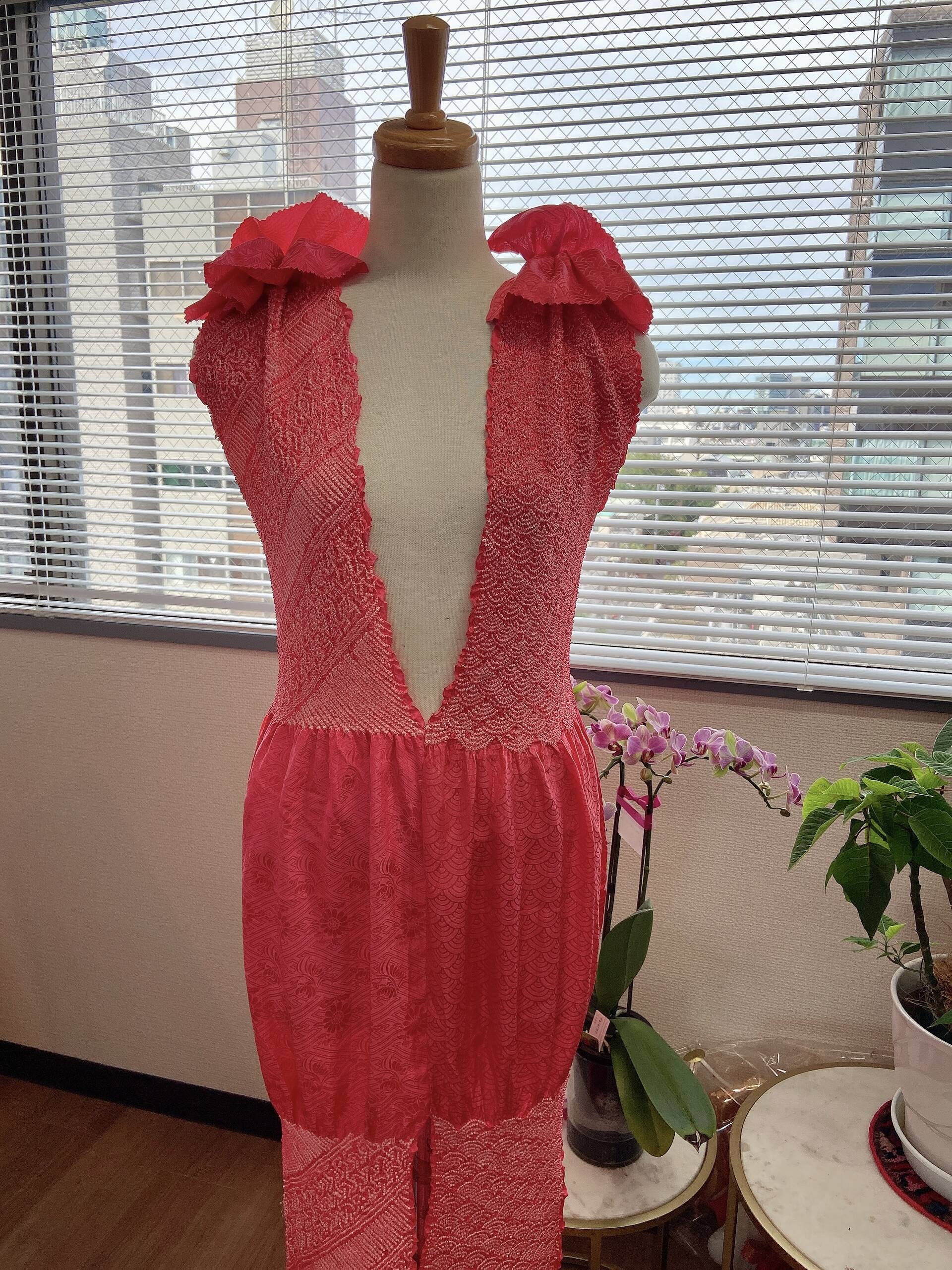 着物ドレスをイメージしまくる❗️東京着物リメイクazu