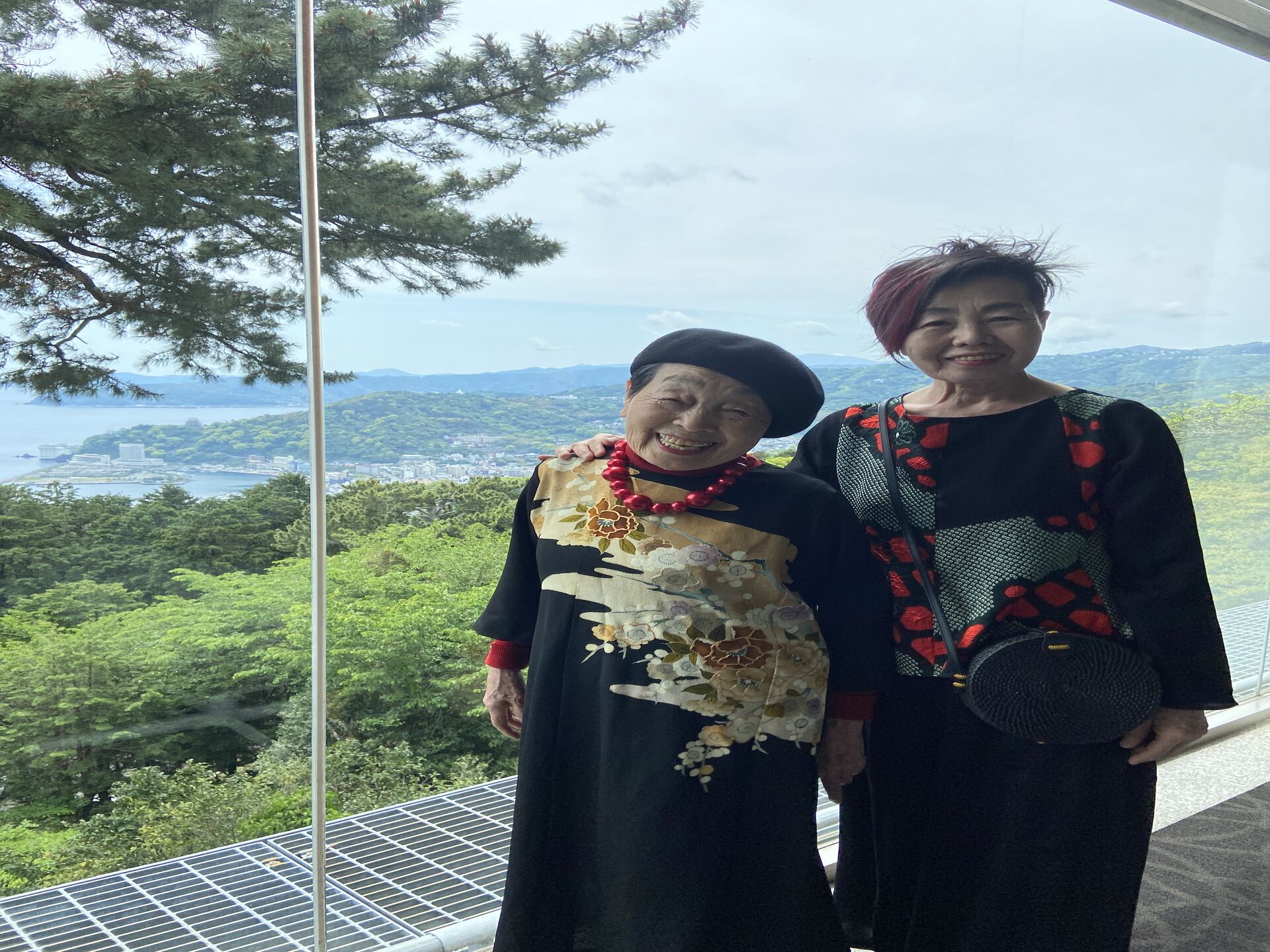 あずまま卒寿のお祝い旅行２日目は最高のお天気❗️東京着物リメイクazu