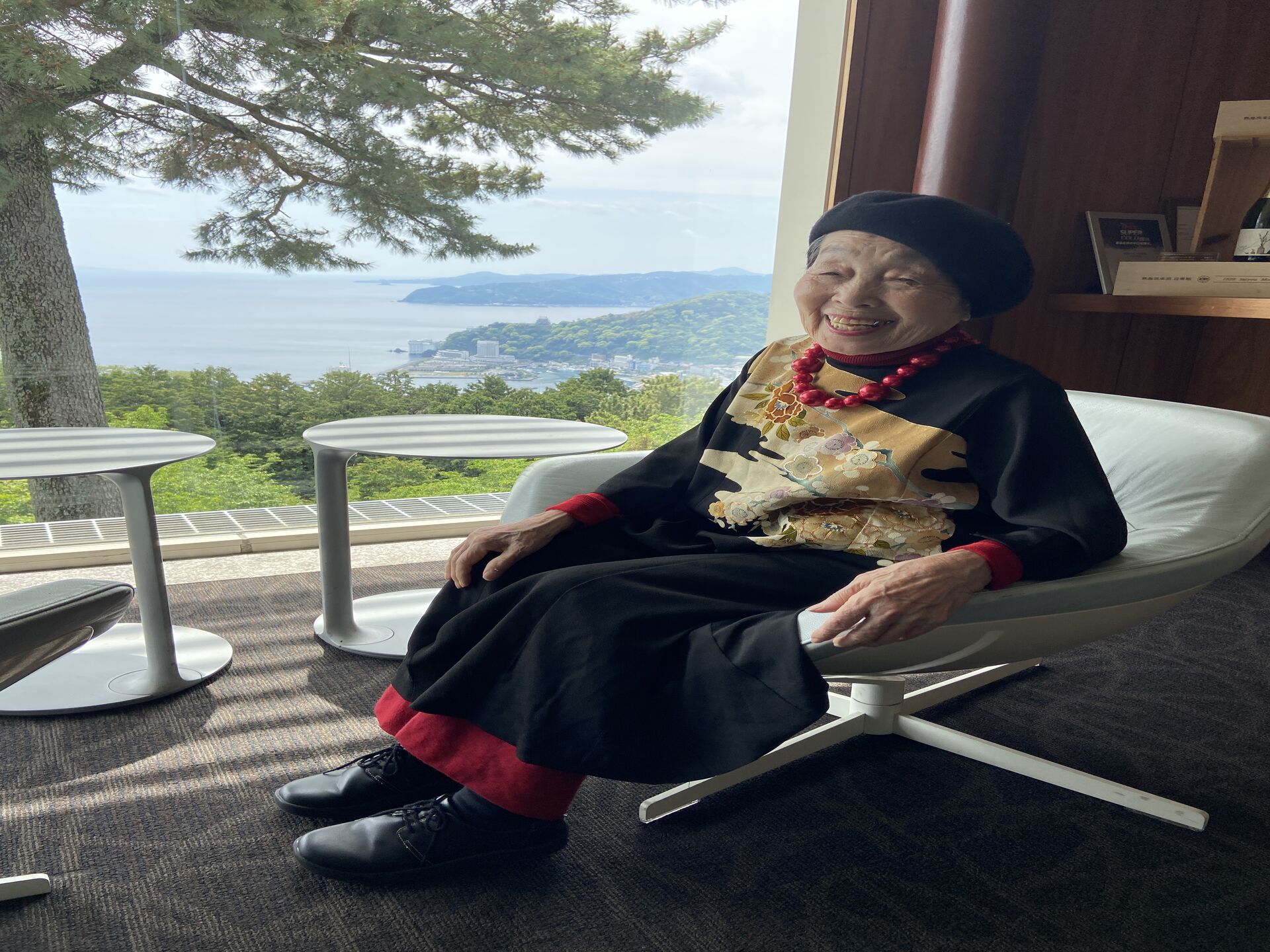 あずまま卒寿のお祝い旅行２日目は最高のお天気❗️東京着物リメイクazu