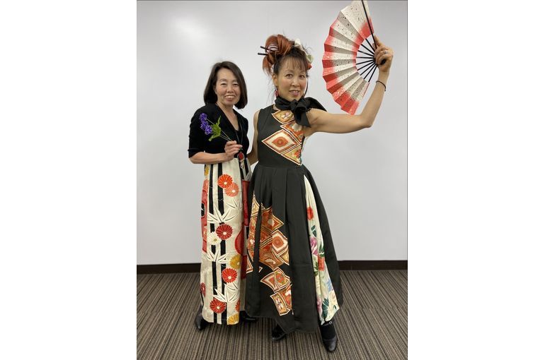 着物リメイクワンピース