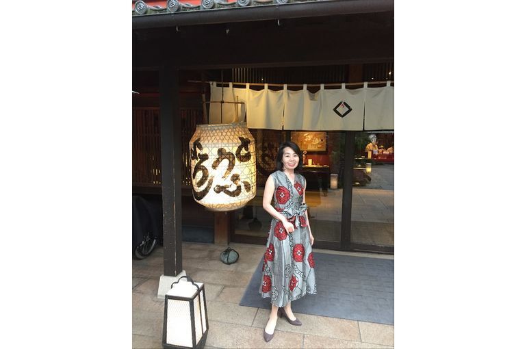 着物リメイクワンピース