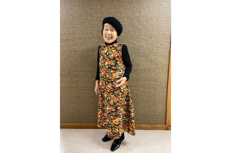 86歳の着物ワンピース