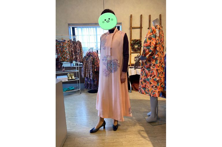 付け下げ着物ワンピース