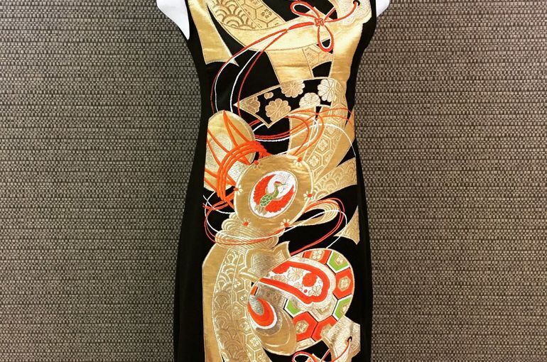 帯ドレス