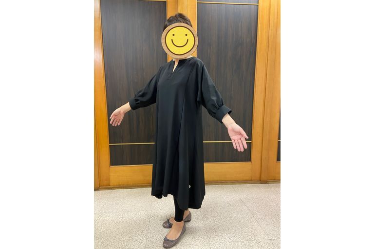 喪服着物リメイクワンピース