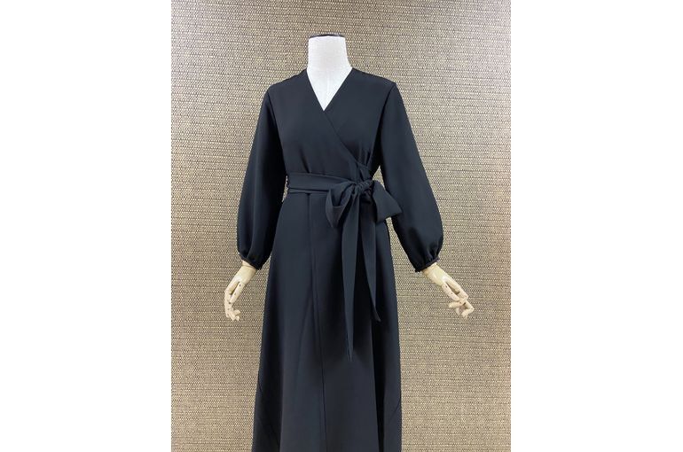 喪服着物リメイクワンピース