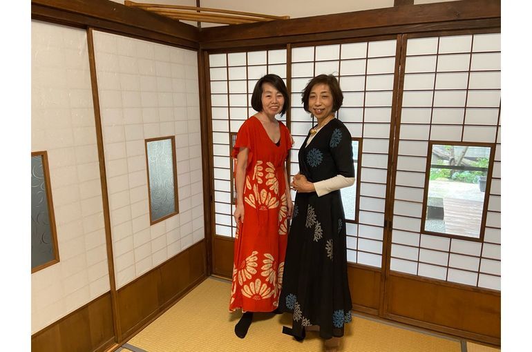 着物リメイクワンピース