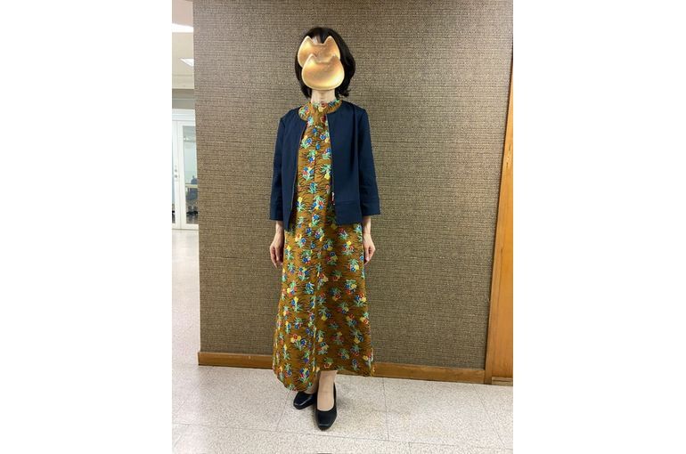 着物リメイクワンピース
