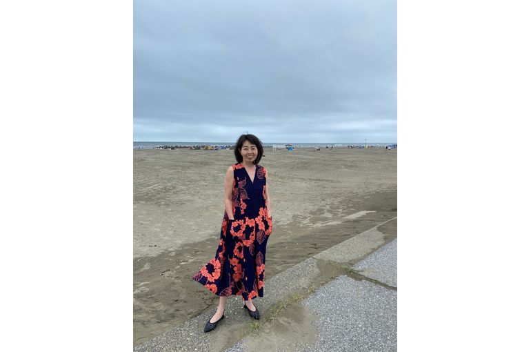 浴衣ワンピース