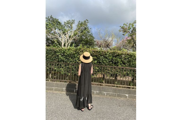 留袖ティアードワンピース