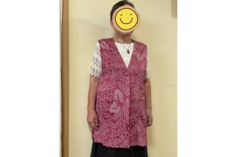 着物リメイクジレ