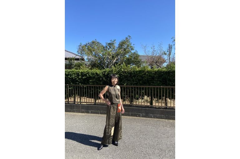 着物リメイクオールインワン