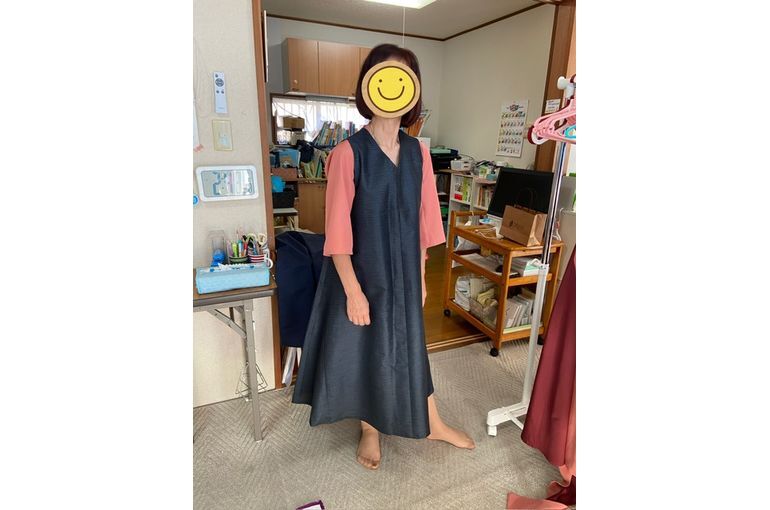 着物リメイクワンピース