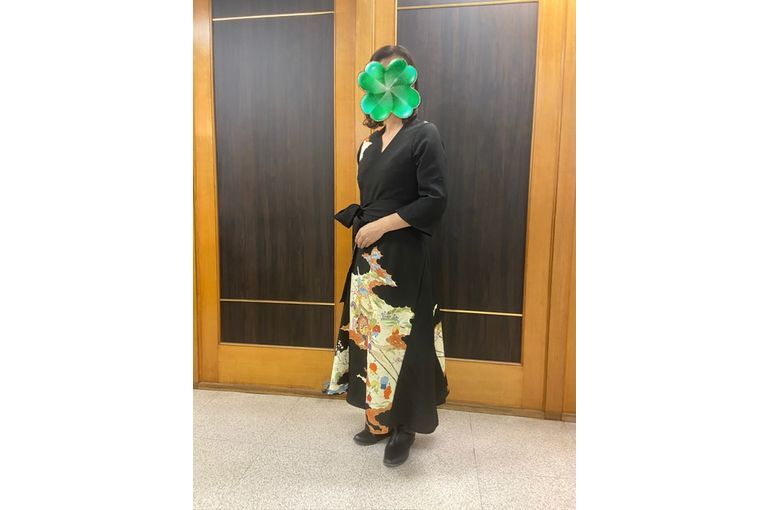 着物ワンピース