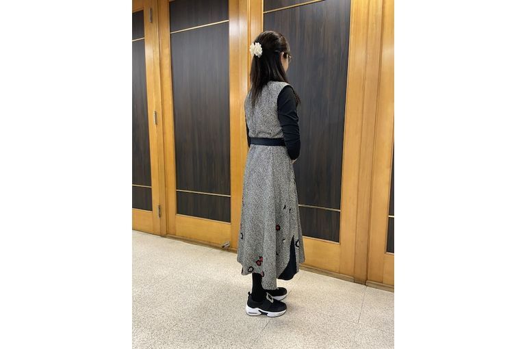 着物カシュクールワンピース